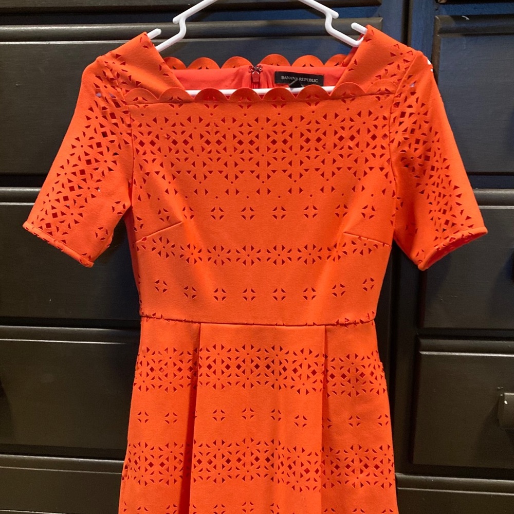 Laser cut dress